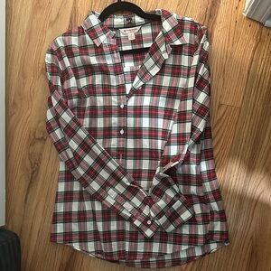 Brooks Brothers Red and White Plaid Button Down Shirt